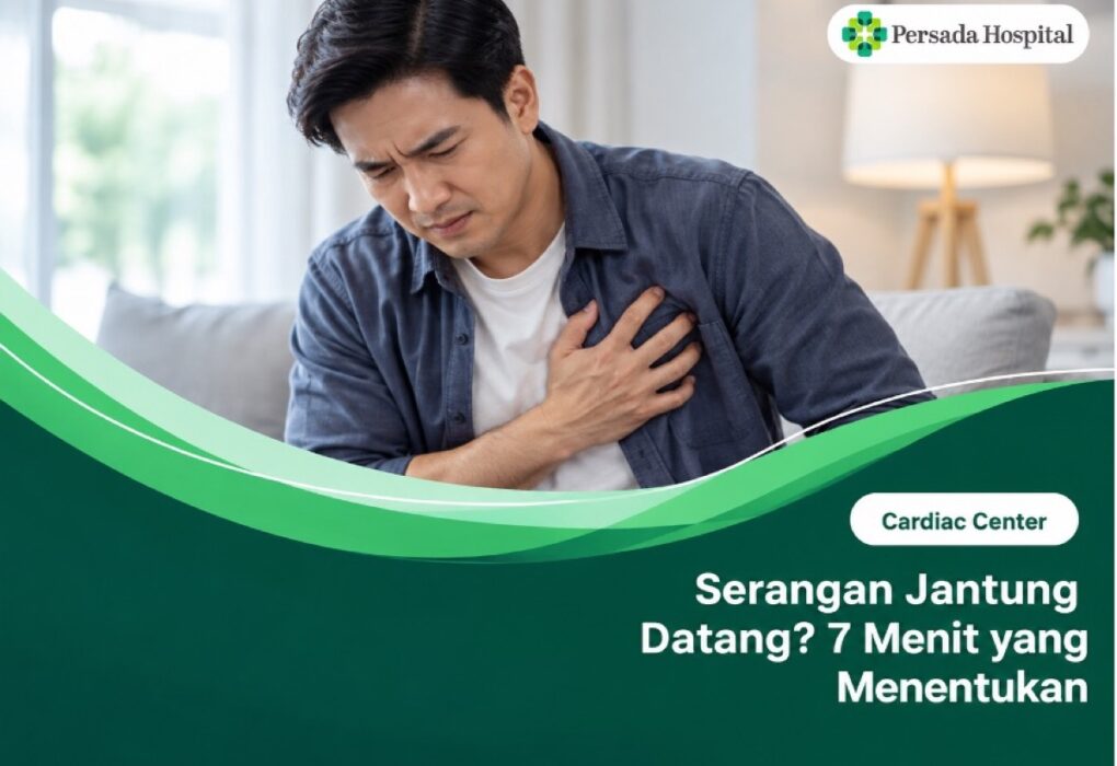 Ilustrasi ciri ciri sakit jantung dan henti jantung pada menit pertama